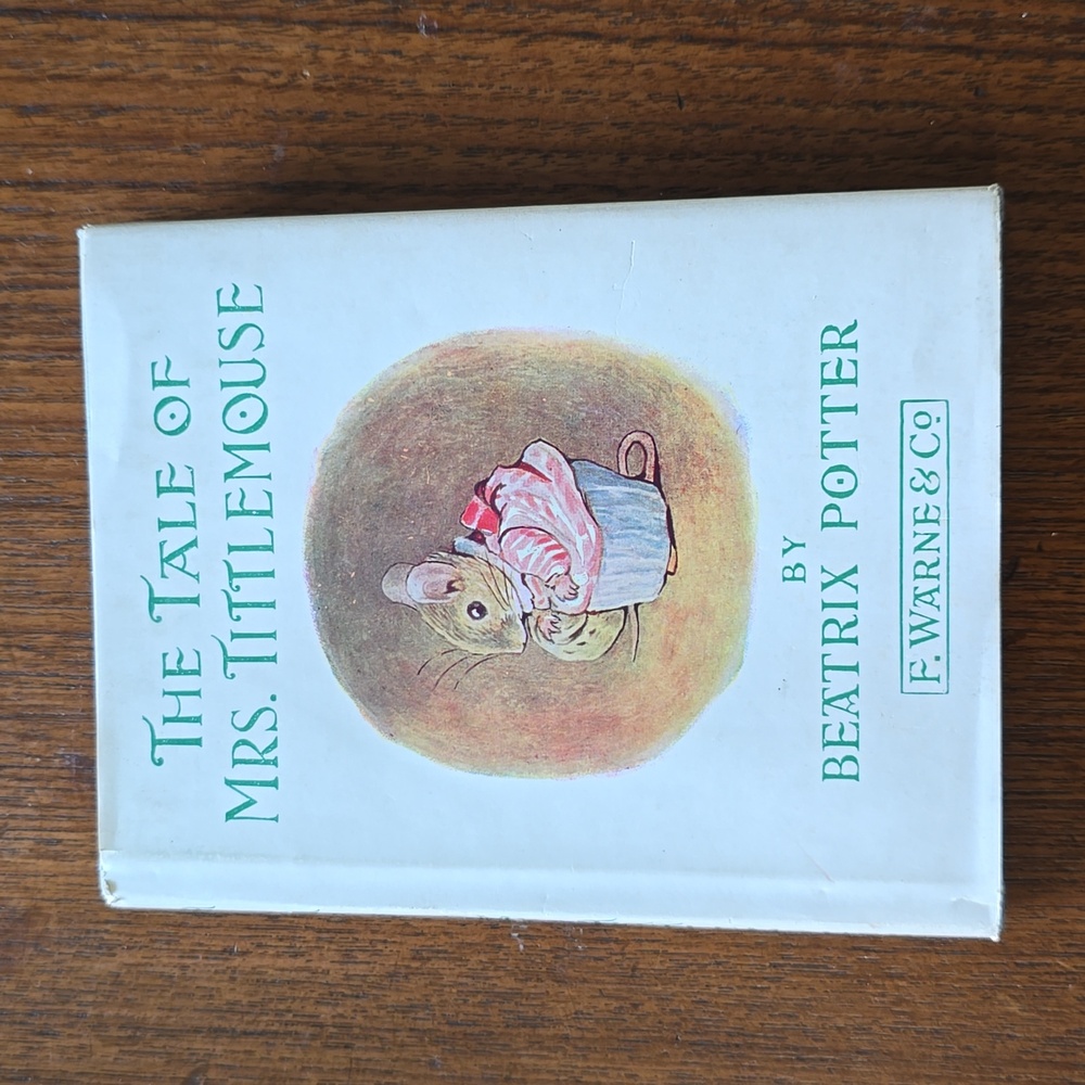 Vintage The Tale of Mrs. Tittlemouse by Beatrix Potter 1938 edition VGC